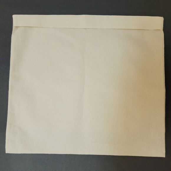 Luca Faloni 23,5"×11,5" Ivory Flap Fold Over Dust Bag - Picture 4 of 5